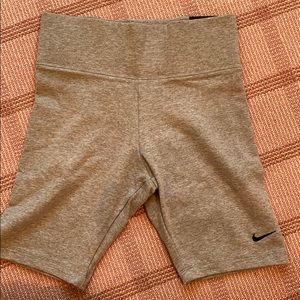 Grey Nike Biker Shorts
